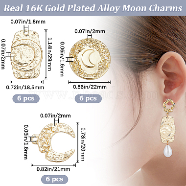 DIY Moon Jewelry Making Finding Kit(DIY-CN0002-69)-2