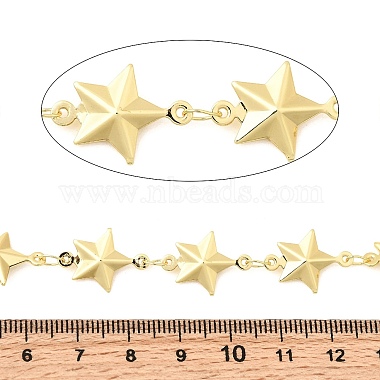 304 Sterngliederketten aus Edelstahl(CHS-C021-03B-G)-3