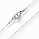 Non-Tarnish 304 Stainless Steel Coreana Chain Necklaces(NJEW-L160-011P)-1