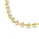 Rack Plating Brass Ball Chain Necklaces for Women(NJEW-G102-01C-G)-2
