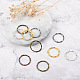 250Pcs 5 Colors Alloy Linking Rings(FIND-CD0001-11)-4