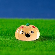 Luminous Halloween Theme  Resin Figurines, Glow in the Dark Display Decorations, Pumpkin, 18x28mm(LUMI-PW0005-001E)