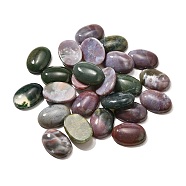 Natural Indian Agate Gemstone Cabochons, Oval, 25x18x7mm(G-T020-18x25mm-27)