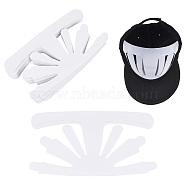 Plastic Hat Inner Support Rack, Preveting Baseball Cap from Deformation, White, 157x298x0.4mm(AJEW-WH0413-53)