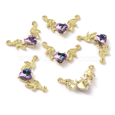 Golden Alloy Connector Charms(FIND-CJC0006-45C)-2