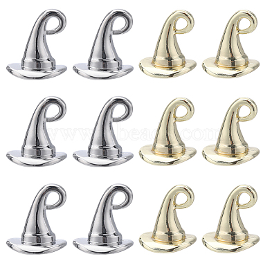 Platinum & Light Gold Hat Alloy Charms