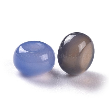 Natürlichen grauen Achat Perlen(G-M379-03)-3