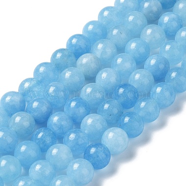 Light Sky Blue Round Other Jade Beads