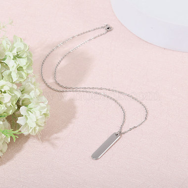 6pcs 304 collier pendentif en acier inoxydable(NJEW-CA0001-20P)-6
