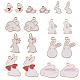 Alloy Enamel Bunny Pendants(ENAM-CJ0001-36)-1