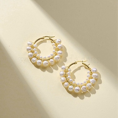 Aretes de aro con perlas naturales(EJEW-JE05168-03)-3