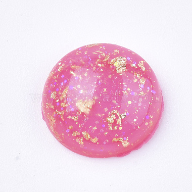 Glitter Translucent Resin Cabochons(RESI-S364-43A-M)-2