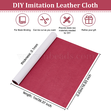 1Pc DIY Imitation Leather Cloth(DIY-OC0010-65B)-2