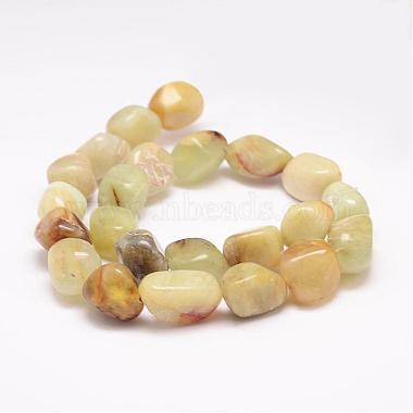 Natural Xiuyan Jade Bead Strands(G-K153-D32)-2
