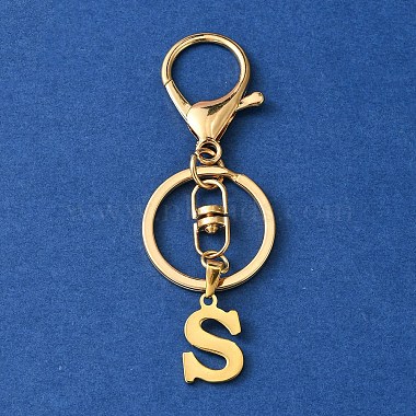 Letter S Stainless Steel Keychain