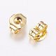 Brass Ear Nuts(KK-P130-097G)-2