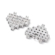 Brass Micro Pave Clear Cubic Zirconia Charms(KK-F871-46P)-2