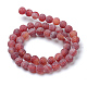 Natural & Dyed Crackle Agate Bead Strands(G-T056-8mm-05)-4