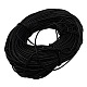 Black Cowhide Leather Cord For DIY Craft Jewelry(X-WL-A003-18)-1