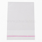 Rectangle OPP Cellophane Bags, Clear, 12x8x0.02cm, Inner Measure: 9x8cm(OPC-N001-01M-01)