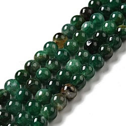 Natural Fuchsite Beads Strands, Round, 8.5mm, Hole: 1mm, about 47pcs/strand, 38cm(G-D470-12B-1)