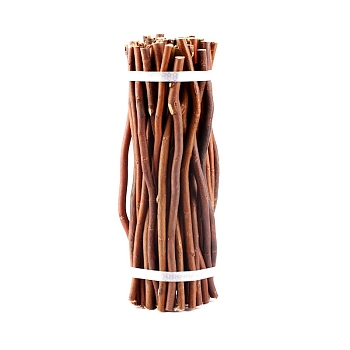 Wood Log Sticks, Twigs for Crafts Photographic Prop, Saddle Brown, 30x0.5~1.2cm, about 50pcs/bundle