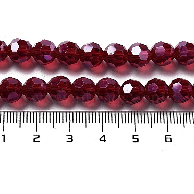plaquent verre transparent perles brins(EGLA-A035-T8mm-A02)-4