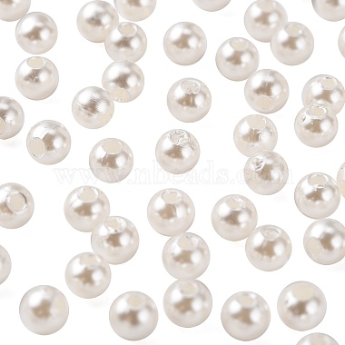 Perles acryliques de perles d'imitation(PL609-1)-2