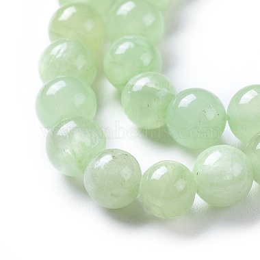 Chapelets de perles en préhnite naturelle(G-I261-E03-6mm)-3