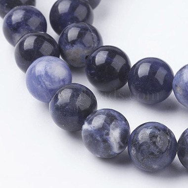 Natural Sodalite Beads Strands(X-G-E110-10mm-3)-3