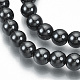 Non-magnetic Synthetic Hematite Beads Strands(X-G-Q892-6mm)-2