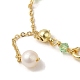Glalss & Natural Pearl Beaded Bracelets(BJEW-C051-46G)-3