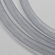 Plastic Net Thread Cord, Light Grey, 4mm, 50Yards/Bundle(150 Feet/Bundle)(PNT-Q003-4mm-27)