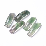 Natural Fluorite Connector Charms, Arch Links, 36.5~37.5x9.5~10x7mm, Hole: 1mm(G-C015-01C)