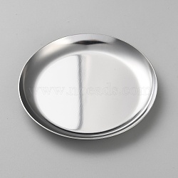 Stainless Steel Jewelry Plates, Flat Round, Stainless Steel Color, 10x0.95cm(ODIS-WH0030-186P)