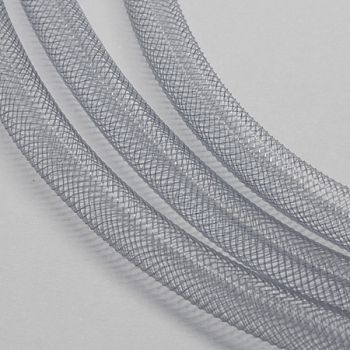 Plastic Net Thread Cord, Light Grey, 4mm, 50Yards/Bundle(150 Feet/Bundle)