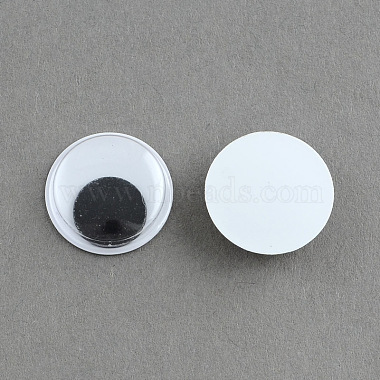 35mm Black Eye Plastic Cabochons