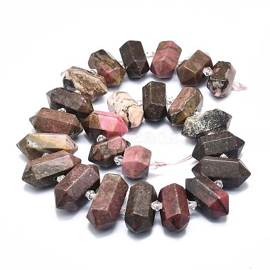 Natural Rhodonite Beads Strands(G-F715-046)-2