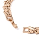 Brass Link Chain Bracelets for Women Men(BJEW-P324-01G-KCG)-3