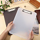 2Pcs 2 Colors Rectangle Plastic Clipboards(AJEW-CA0005-57B)-3