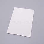 Wood and Cotton Painting Canvas Panels, Blank Drawing Boards, for Oil & Acrylic Painting, Rectangle, White, 178x128x3mm(DIY-WH0177-65A-01)