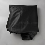 PVC Leather Fabric, DIY Craft Supplies, Black, 1370x0.5mm, 2 yards/pc(DIY-WH0816-096A)