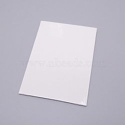 Wood and Cotton Painting Canvas Panels, Blank Drawing Boards, for Oil & Acrylic Painting, Rectangle, White, 178x128x3mm(DIY-WH0177-65A-01)