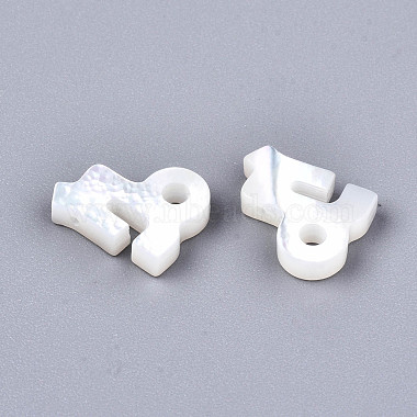 Perles de coquillage blanc naturel(X-SSHEL-ZX004-02K)-2
