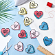 16 шт. 4 цвета сердце компьютеризированная вышивка ткань утюг на заплатах(DIY-FG0004-41)-4