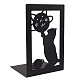Non-Skid Iron Bookend Display Stands(OFST-PW0014-33B)-1