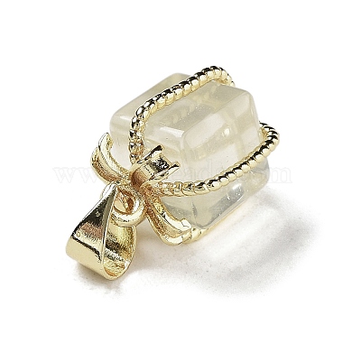 Natural Citrine Gift Box Charms(G-P523-01G-02)-2