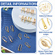 20Pcs 10 Styles Brass Earring Hooks(KK-TA0002-46)-5