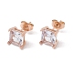 6 Pairs Tiny Cubic Zirconia Square Stud Earrings(EJEW-G291-01D-M)-7