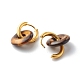 Handmade Natural & Synthetic Gemstone Dangle Hoop Earrings(EJEW-JE04577)-6
